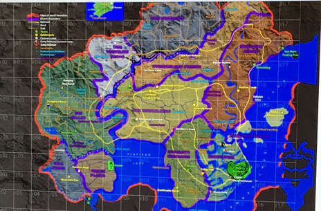 Wyciekła mapa nowego Red Dead?