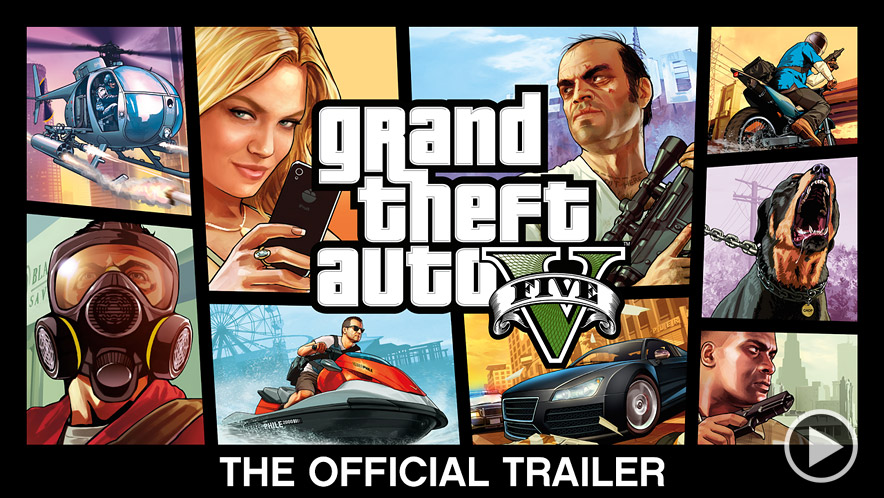 GRAND THEFT AUTO V: THE OFFICIAL TRAILER - WATCH