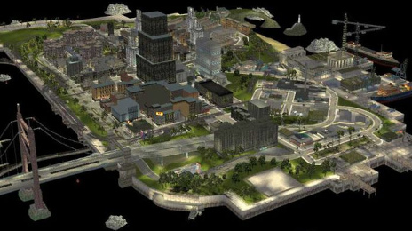 GTA III - render mapy Portland