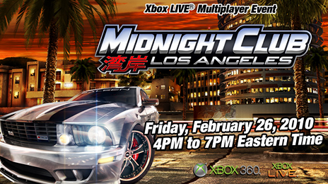 Midnight Club Los Angeles - Social Club multiplayer event