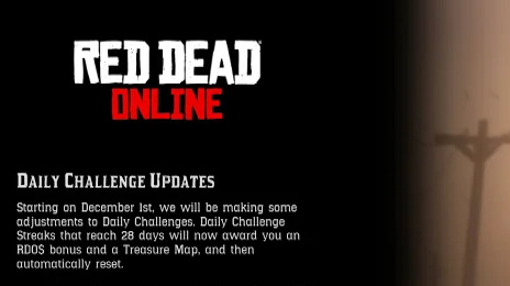 Red Dead Online: zmiany w wyzwaniach dnia
