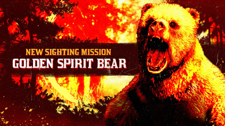 Red Dead Online - legendarny złoty niedźwiedź-duch