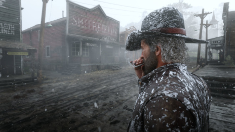 Śnieg w Red Dead Redemption II