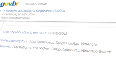 RDR 2 - Classificação Indicativa - gov.br
