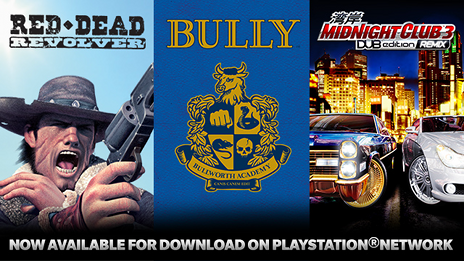 Red Dead Revolver, Bully i Midnight Club 3 już na PSN!
